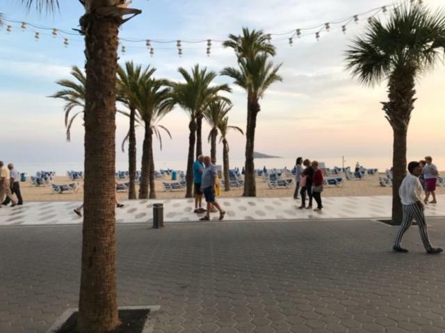Benidorm 1ª Linea Playa Levante, Garage, Wifi, Climatizacion Exterior foto