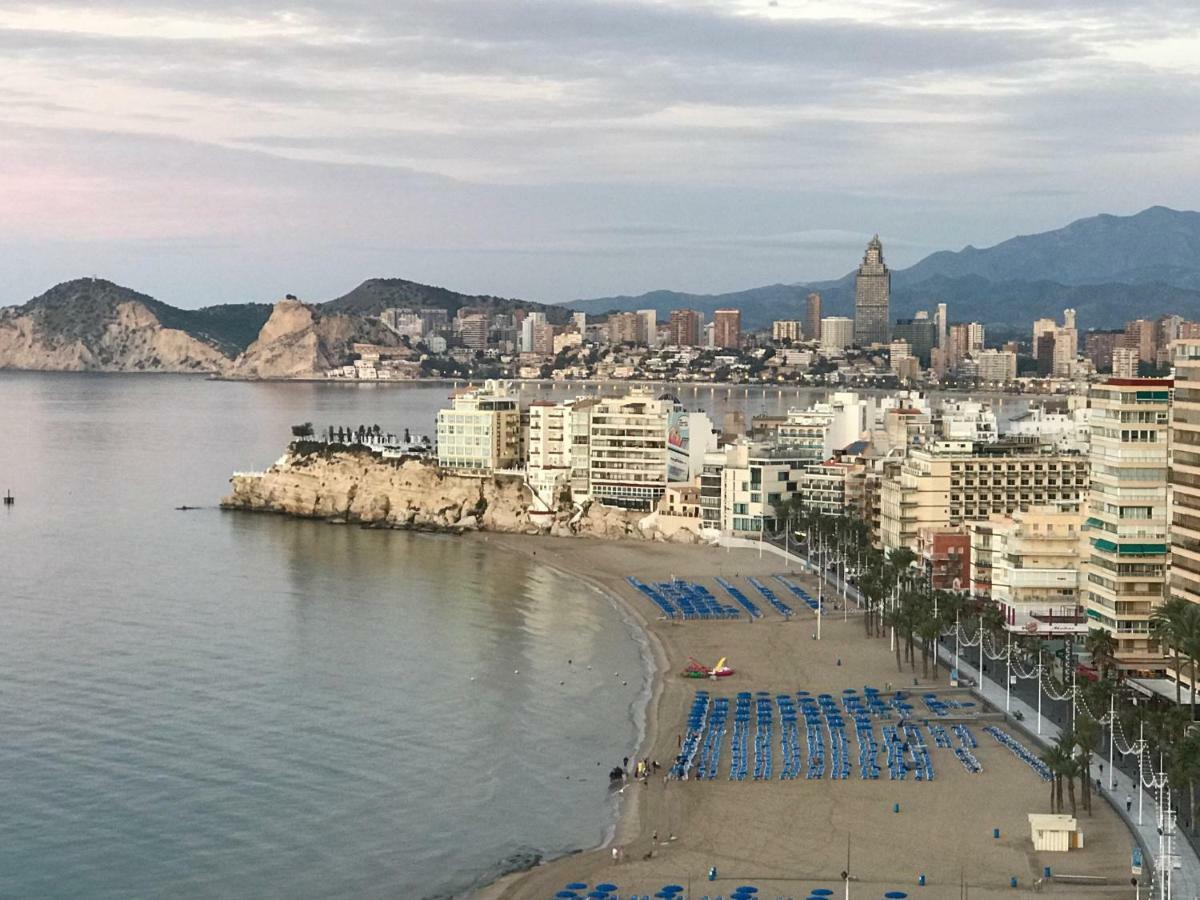 Benidorm 1ª Linea Playa Levante, Garage, Wifi, Climatizacion Exterior foto
